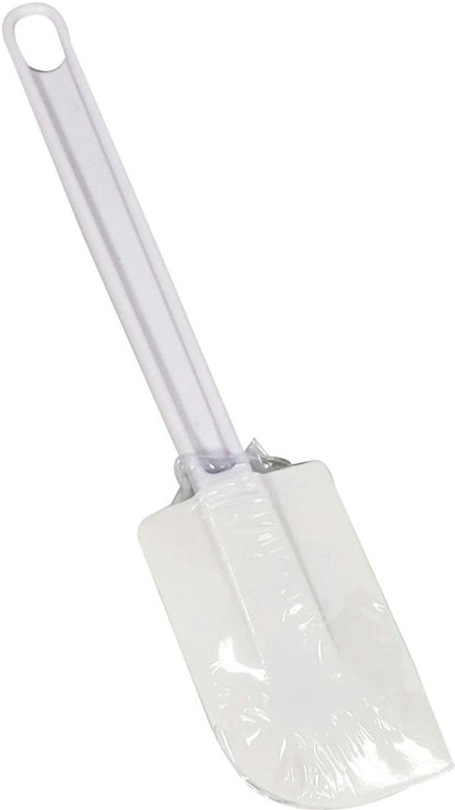 Plastic Scraper - 10" Flat Blade - White Handle