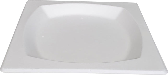 Eco-Craze - 8" Square Bagasse Plate - Retail Pack