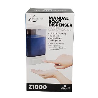 Spartano - Manual Soap Dispenser - White - Z1000