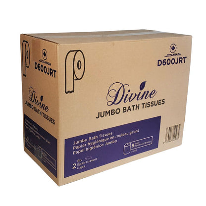 Divine - 2 ply Jumbo Bath Tissues - D600JRT