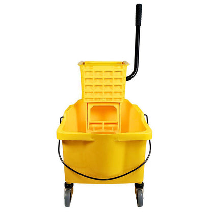 Spartano - 32L Mop Bucket with Side Press Wringer - Yellow - 4937