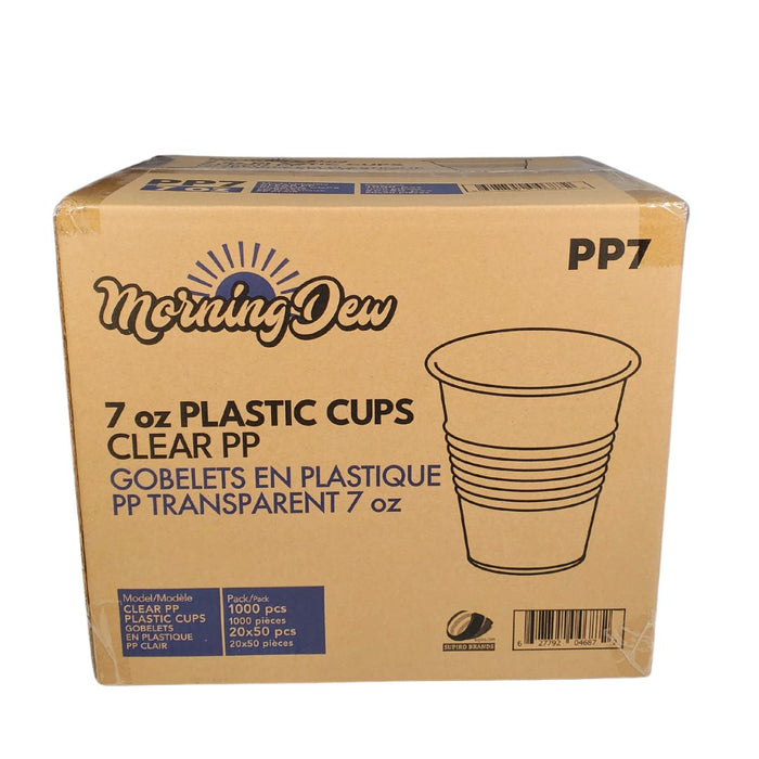 Morning Dew - 7oz Translucent Cups - PP7 - Plastic