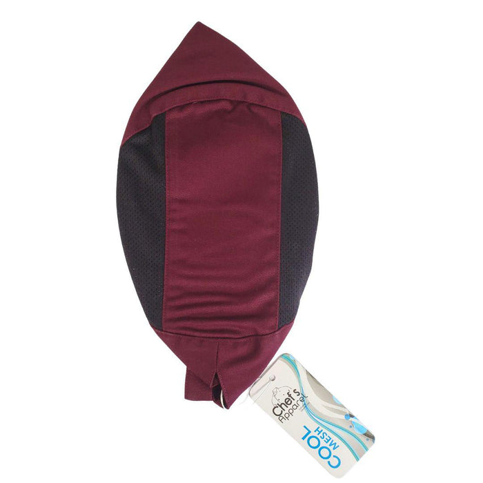 Spirito - Pill Box Chef Hat W/ Vent - Burgundy - BG21000