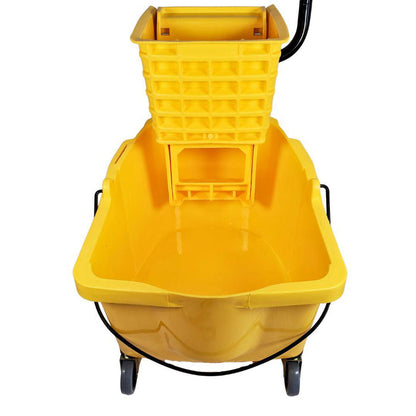 Spartano - 32L Mop Bucket with Side Press Wringer - Yellow - 4937