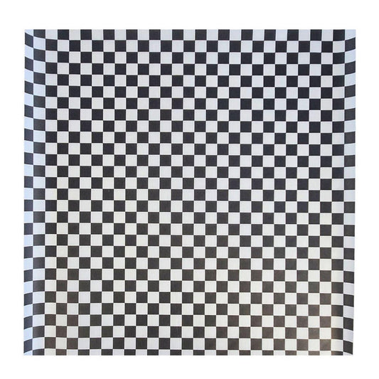 Value+ - Checkered Sheets - Black - 14"x14"