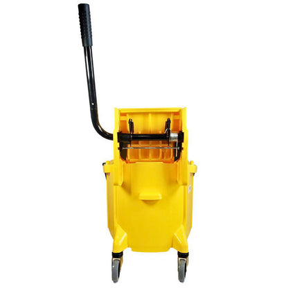 Spartano - 32L Mop Bucket with Side Press Wringer - Yellow - 4937