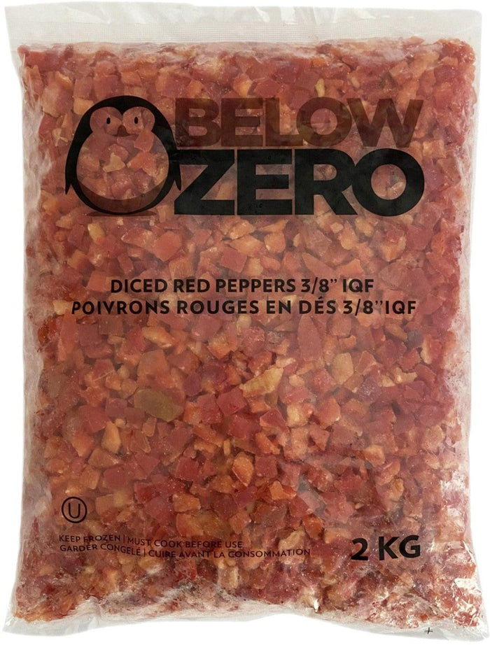 Below Zero - IQF Diced Red Peppers - 6723