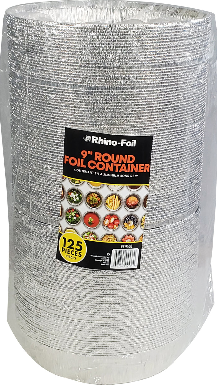 Rhino - 9" Round Foil Container - R-9500