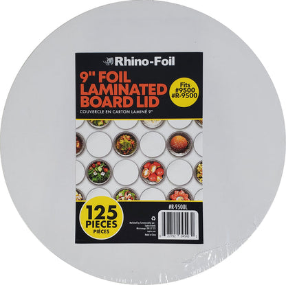 Rhino - 9" Foil Laminated Board Lid - R-9500L