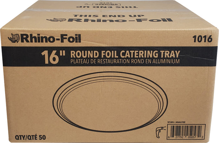 Rhino-Foil - 16" Round Catering Tray - 1016