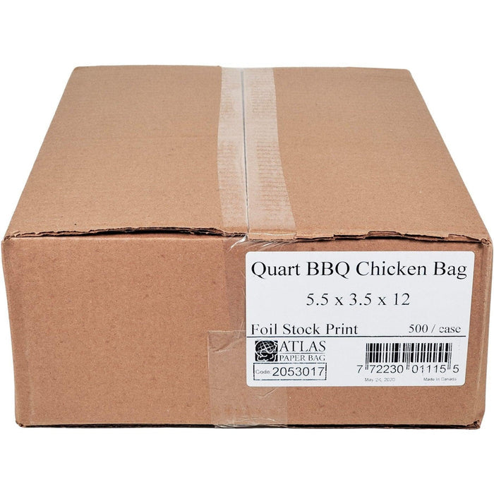 Atlas - Foil BBQ Chicken Bags - 5.25 x 3.5 x12