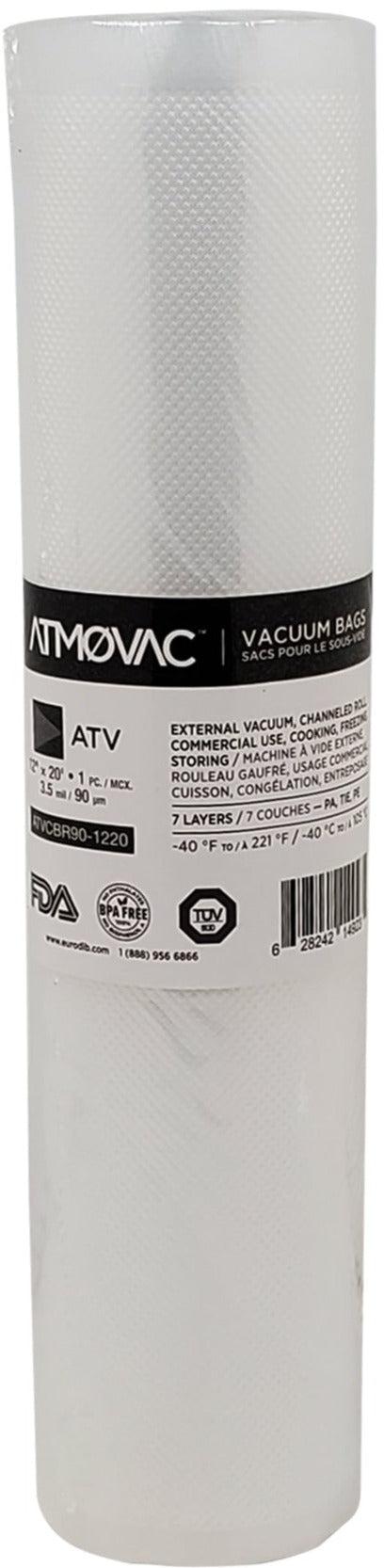 Atmovac - 12" x 20' - Channeled Vacuum Bag Roll