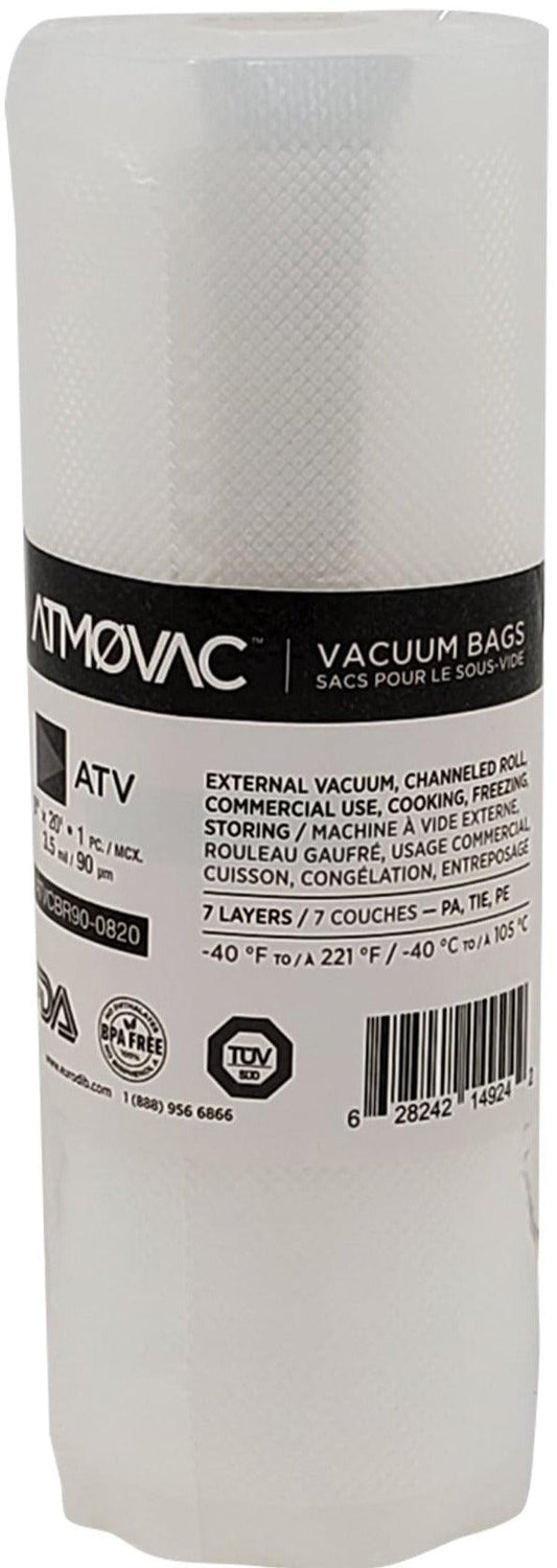 Atmovac - 8" x 20' - Channeled Vacuum Bag Roll