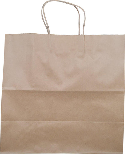 Prime Bags - Self Adhesive Paper Bags with Twisted Handles - 13x7x13