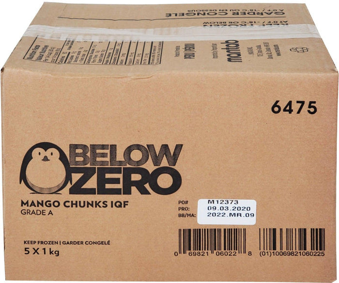 XC - Below Zero - IQF Mangos (Chunks) - 6475