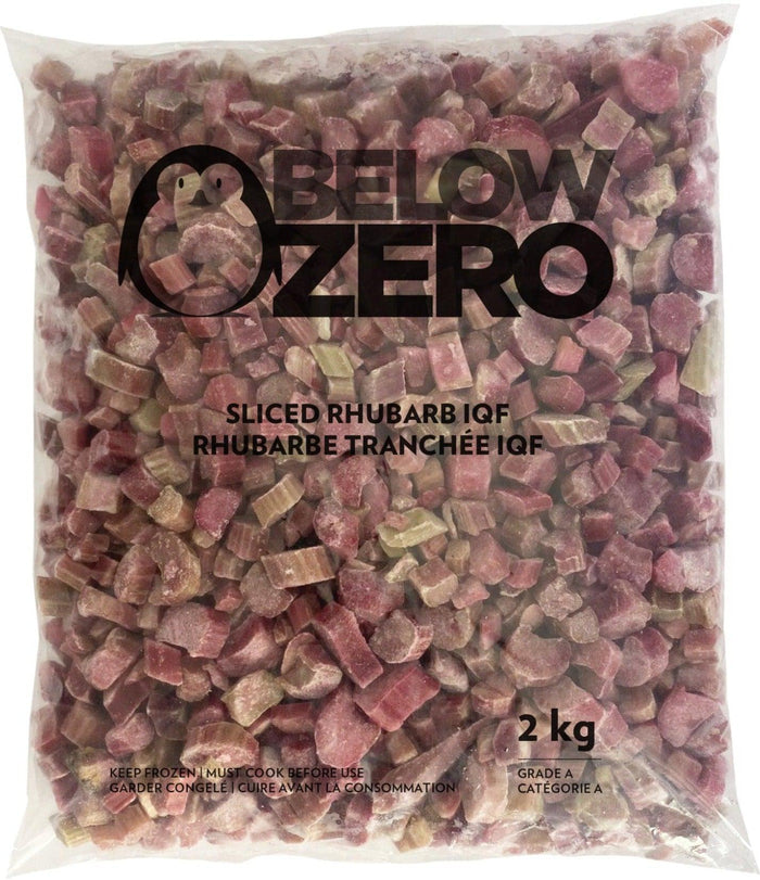 Below Zero - IQF Sliced Rhubarb - 6516