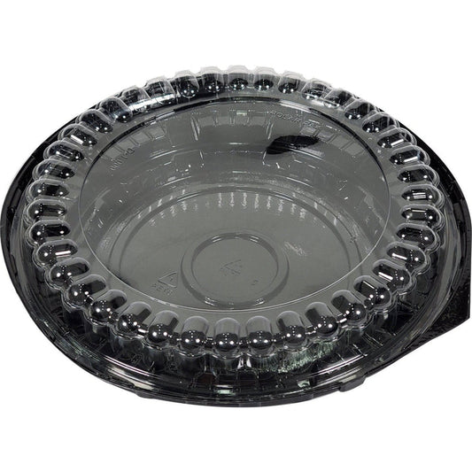 CLR - ParPak - Pie Combo Container - Shallow Base - Black - 8" - 03881