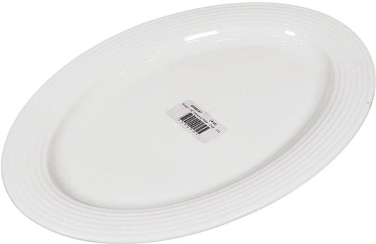 CLR - Royal - 14" Ceramic Plate - Oval