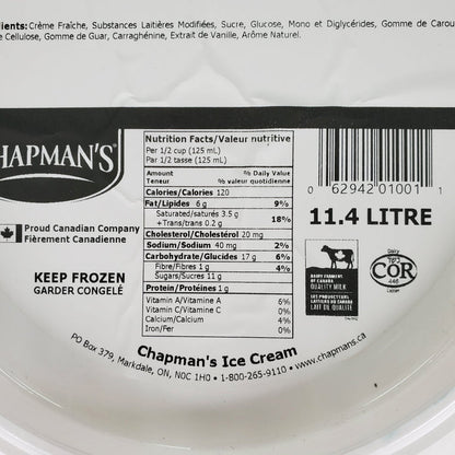 Chapman's - Ice Cream - Vanilla