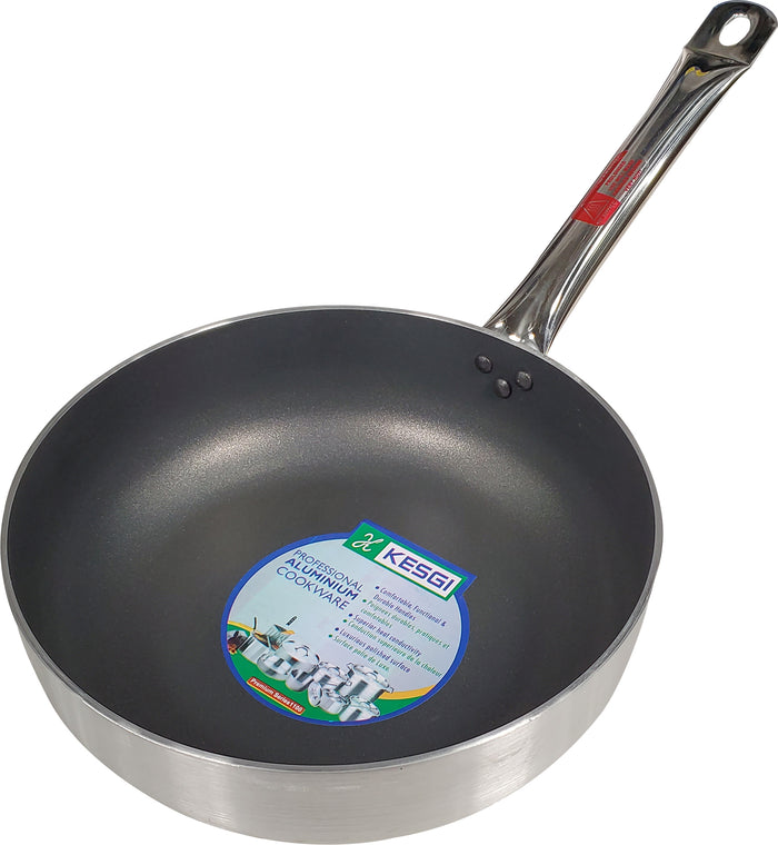 Kesgi - 10" Deep Fry Pan Non-Stick - Pipe Handle