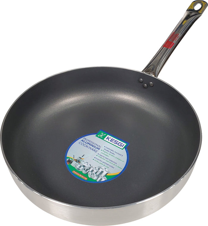 Kesgi - 12" Deep Fry Pan Non-Stick - Pipe Handle