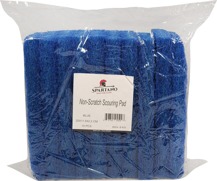 Spartano - Non-Scratch Scouring Pad - Blue - 10pk - SG-310