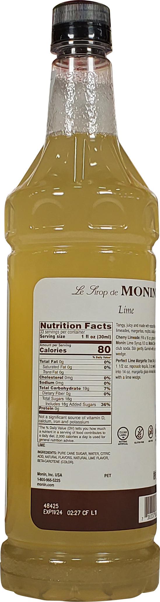 Monin - Lime Syrup