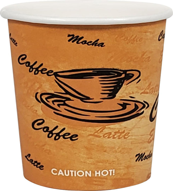 XC - Maple- 4oz Paper Cups - Printed