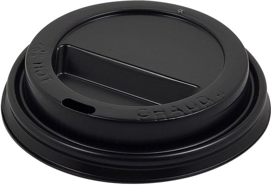 SO - Maple - Black Dome Lids For 10-20 oz Cups