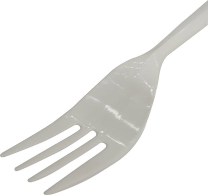 Value+ - Plastic Forks - White - Bulk - B1001