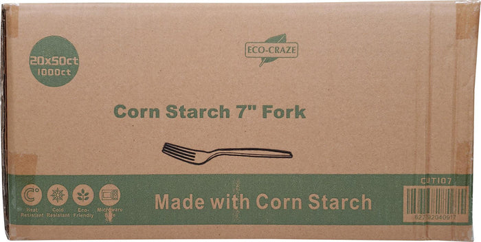 Eco-Craze - Corn Starch 7" Fork