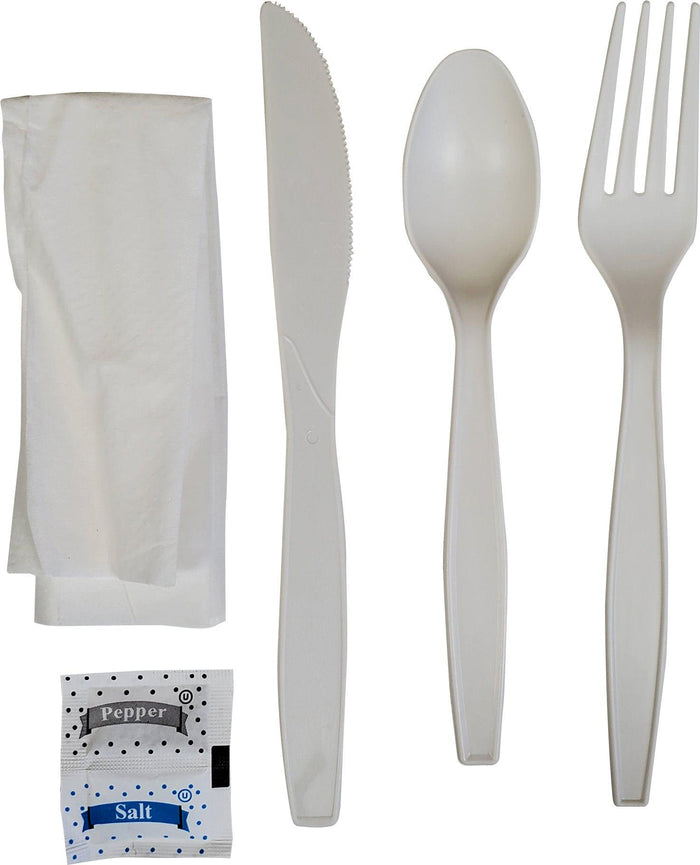 SO - Eco-Craze - Corn Starch Cutlery Kit - 6 piece - F/N/S/S/P