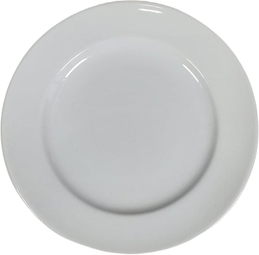 Pro-Kitchen - 7" Wide Rim Ceramic Plate - A1002-7