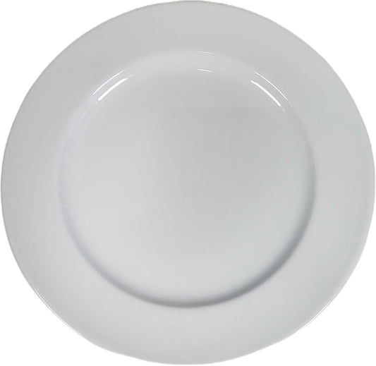 Pro-Kitchen - 9" Wide Rim Ceramic Plate - A1002-9