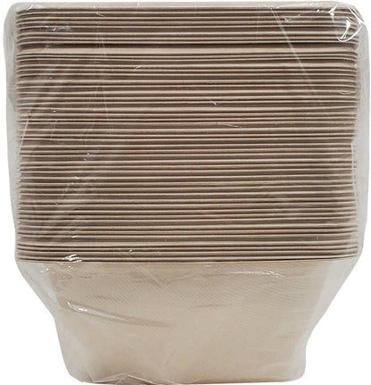 Eco-Craze - Natural Pulp Square Bowl 32oz