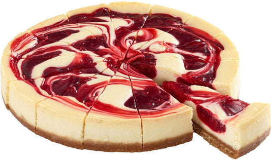 Elite - Cake - 10" Cherry Cheesecake - Sliced