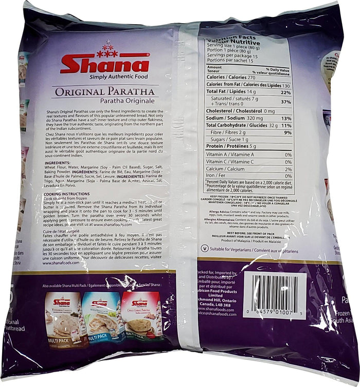 Shana - Original Paratha - Family Pack - 1200g - 33% Extra