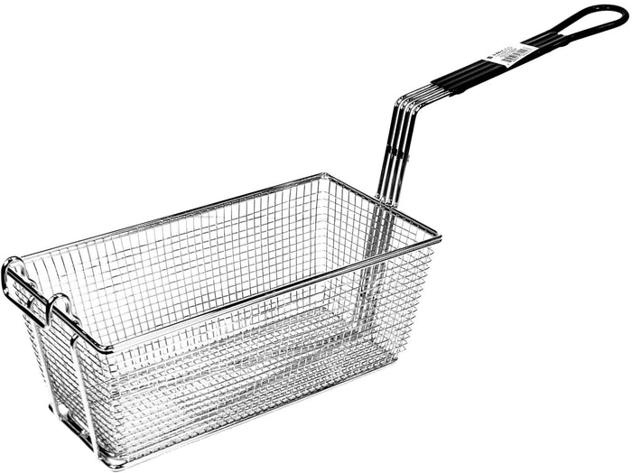 Fryer Basket Green PVC Handle 12-7/8 x 6-1/2 x 5-3/8"