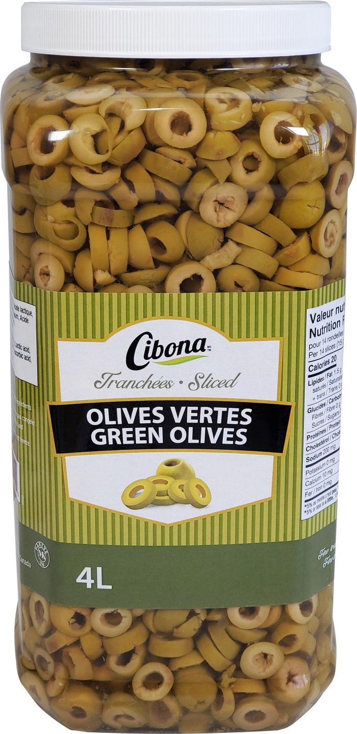 Cibona - Green Olives - Sliced