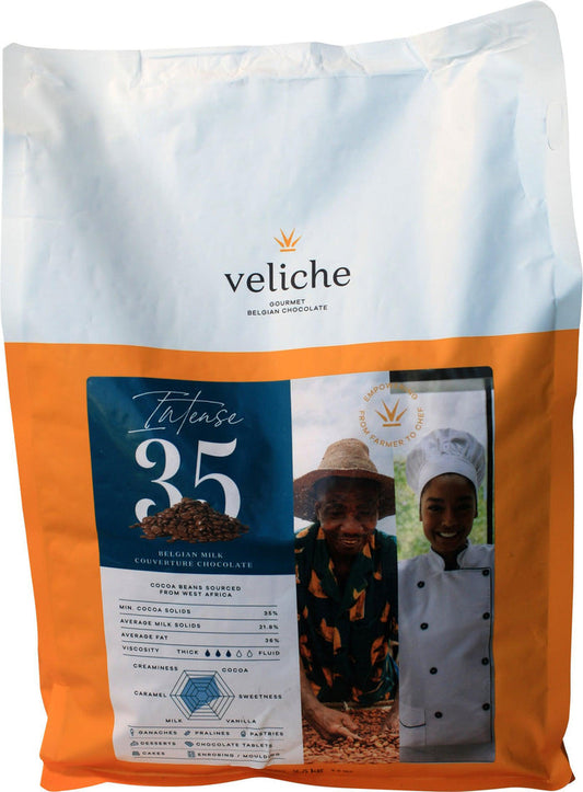 Veliche - Milk Chocolate Callets - 35%