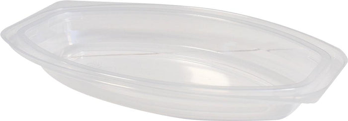 Value+ - 12WC - Oval Container - 12oz - White w/Clear Lid