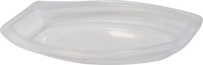 Value+ - 28WC - Oval Container - 28oz - White w/Clear Lid