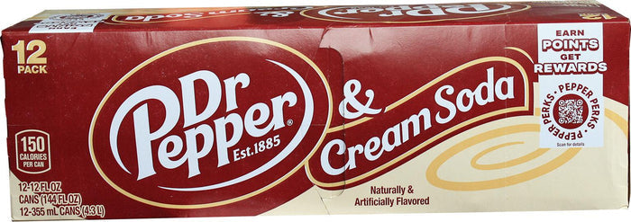 Dr. Pepper - Cream Soda - Cans