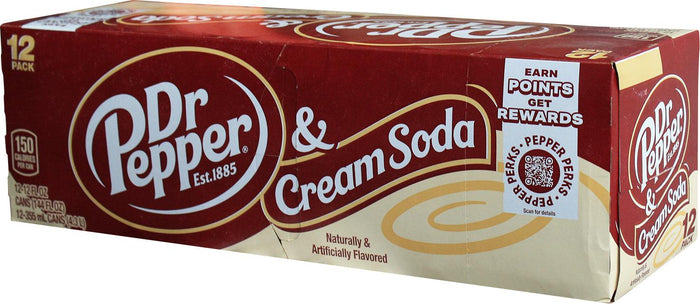 Dr. Pepper - Cream Soda - Cans