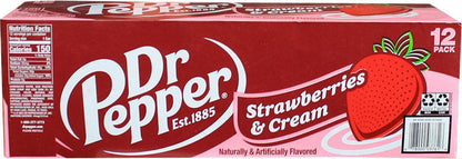 Dr. Pepper - Strawberry Cream - Cans