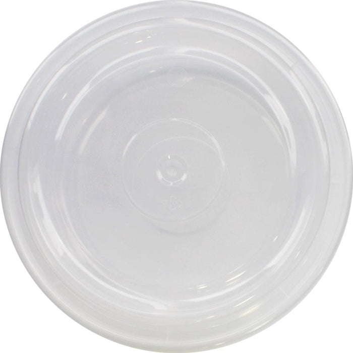 Rhino - Heavy 7" Round PP Combo Container - Clear