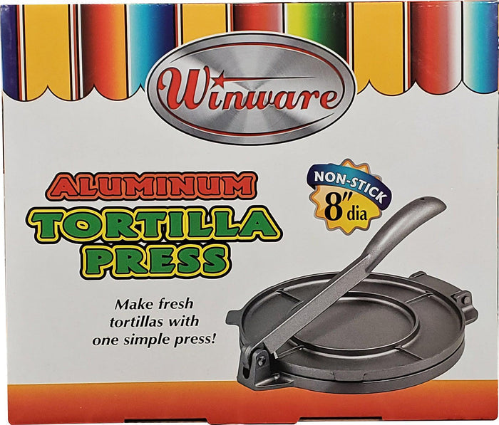 Tortilla Press 8" - Non-Stick Aluminum - TPC-8A