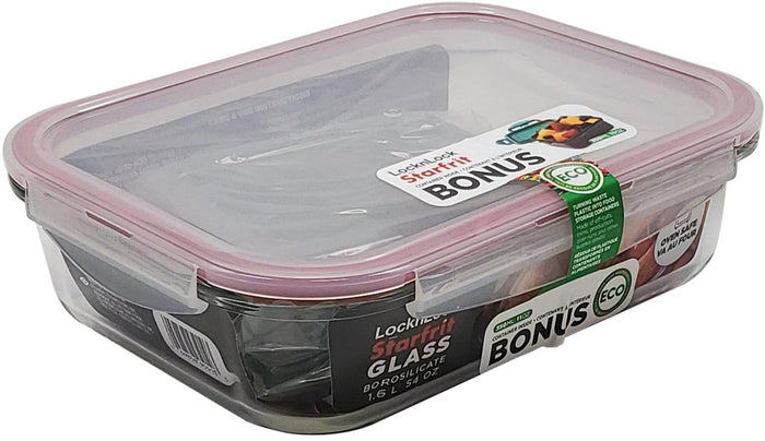 Lock & Lock - Glass Container - Rectangular - 1.6L - AP095010