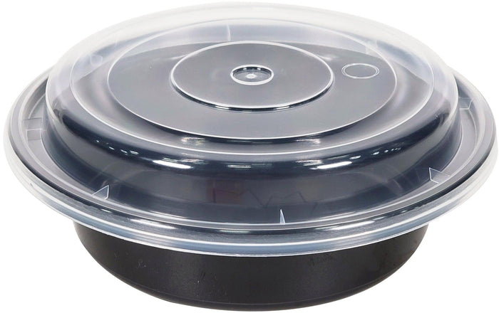 Maple - 6" Plastic Container Set - Black