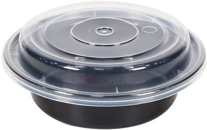 Maple - 6" Plastic Container Set - Black